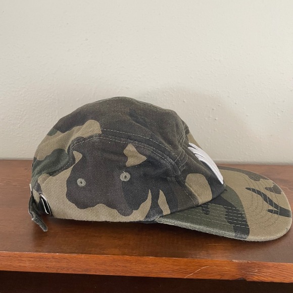 NY New York Yankees Camo Hat Pro Standard Adjustable 5 Panel Poly Cap Camouflage - Picture 3 of 10
